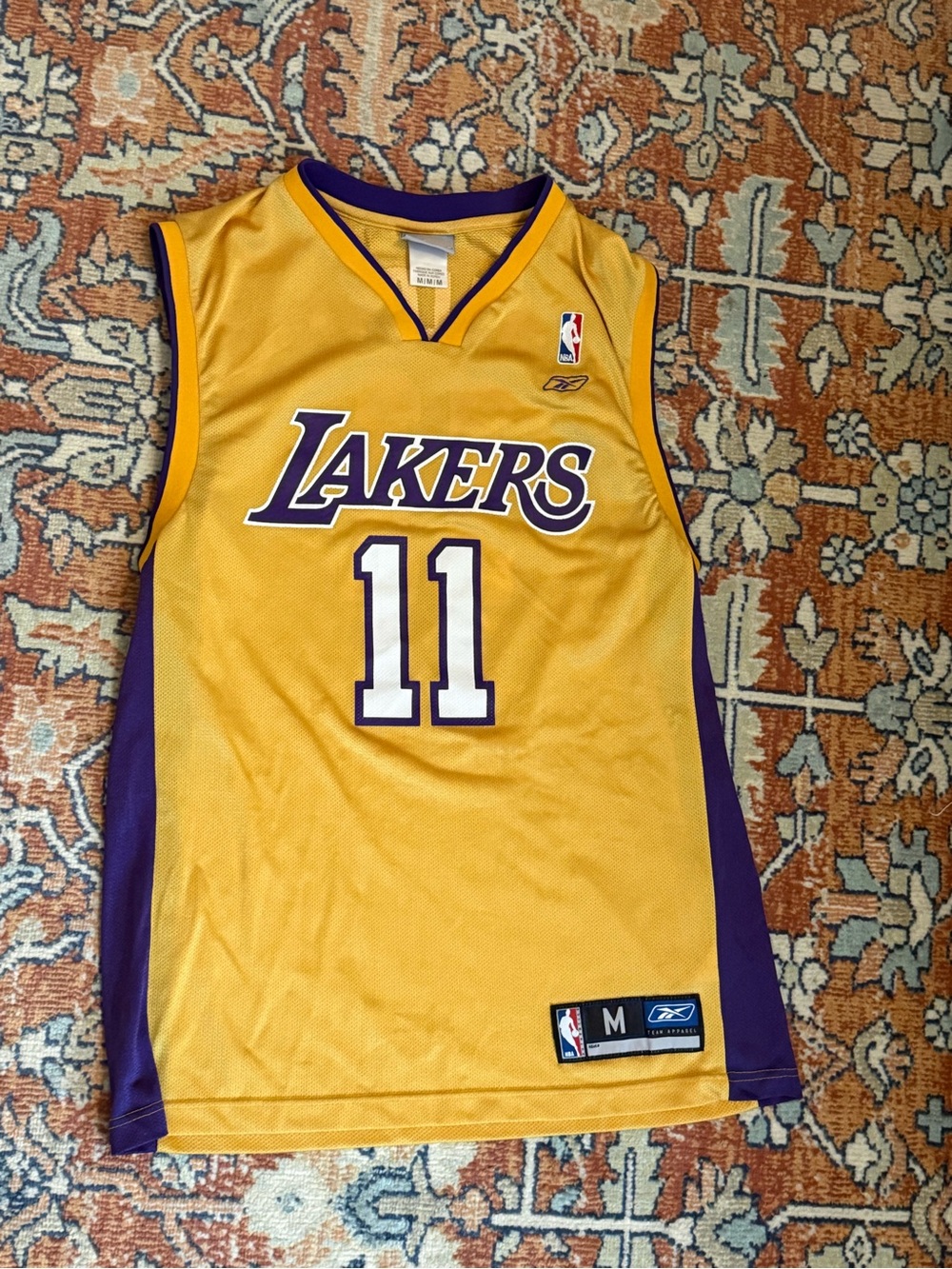 Karl Malone Lakers Jersey Reebok
